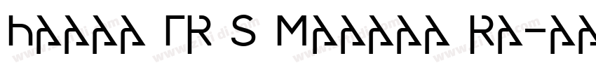 Halis GR S Medium Re字体转换